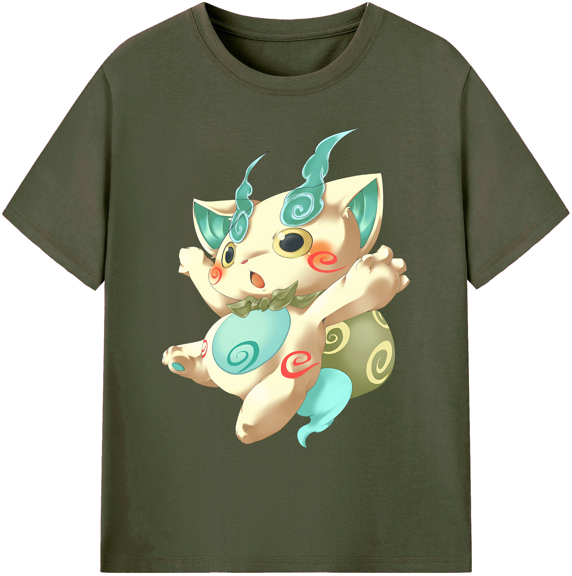 （画像用） 妖怪ウォッチ Yo-kai Watch 綿100％ メンズ半袖Tシャツ｜肌触りやわらか＆通気性